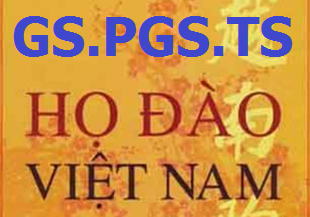 giáo sư, tiến sĩ họ đào việt nam